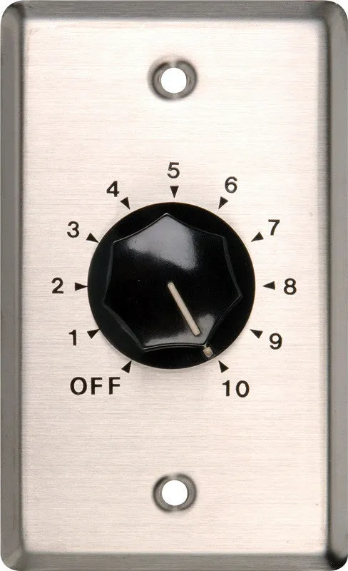 10W 70/25V Line Mono Attenuator