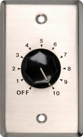 10W 70/25V Line Mono Attenuator