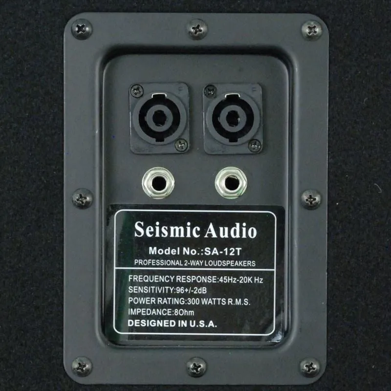12" Pro Audio PA / DJ Speaker Cabinet Titanium Horns