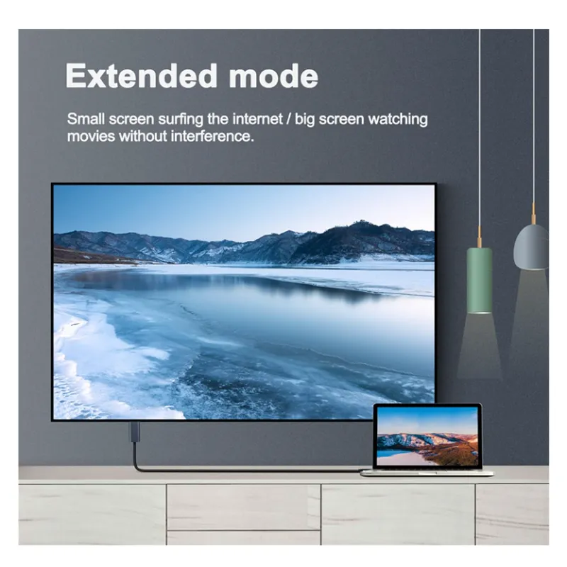 1.8M 4K Universal Usb Type-C To Hdmi Adapter