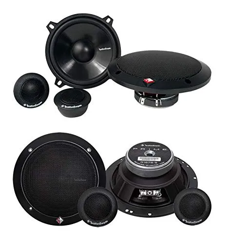 2) New Rockford Fosgate R152-S 5.25" 80W   2) R165-S 6.5" 80W Component Speakers