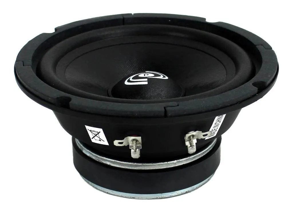 2) Pyle PDMR6 6.5" 600W Car Mid Bass MidRange Woofer Audio Speakers 8 Ohm Black