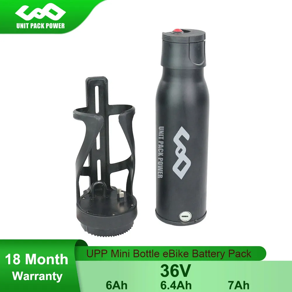 36V 7Ah 6.4Ah 6Ah Mini Bottle Electric eBike Battery With 18650 LG/Sanyo Li-ion Cell for 500W 350W 250W Bafang TSDZ2 Motor
