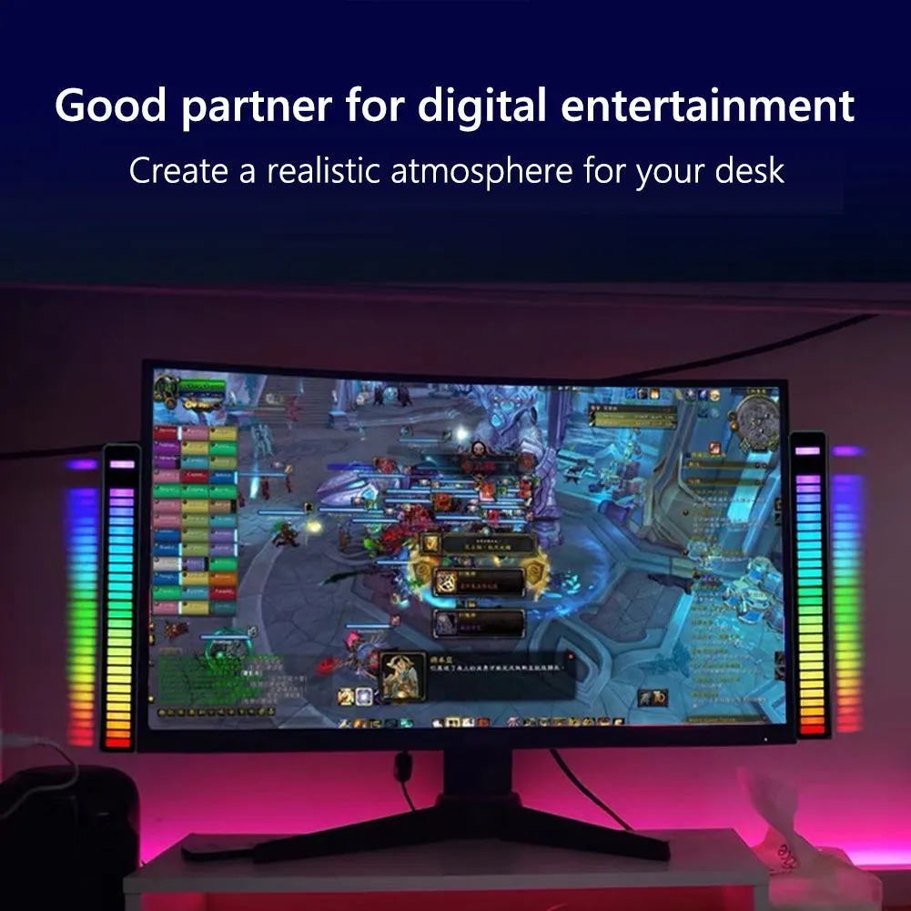 3pcs RGB Music Sound control LED Light Bar Home perfect for any occasion.