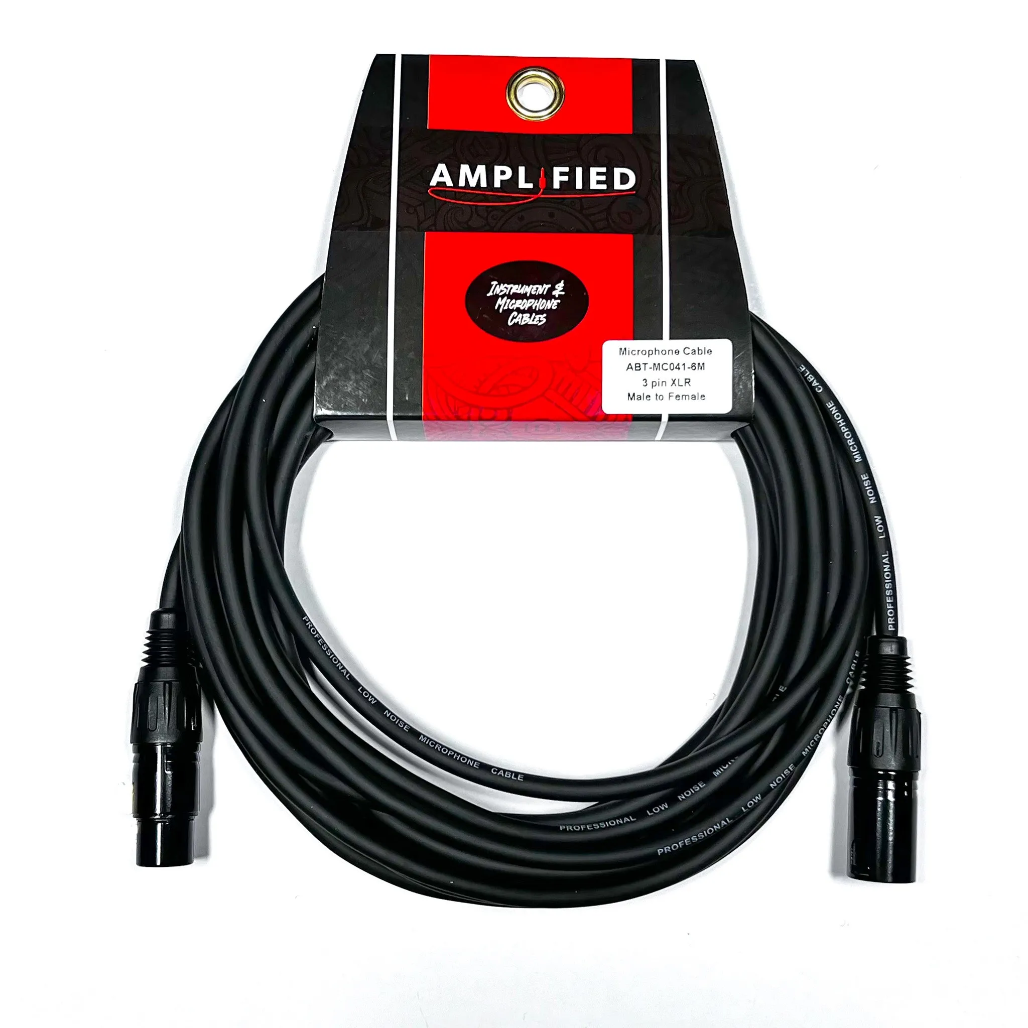 ABT ABT-MC041-1M XLR - Male to XLR Female Microphone Cable 1 Meter