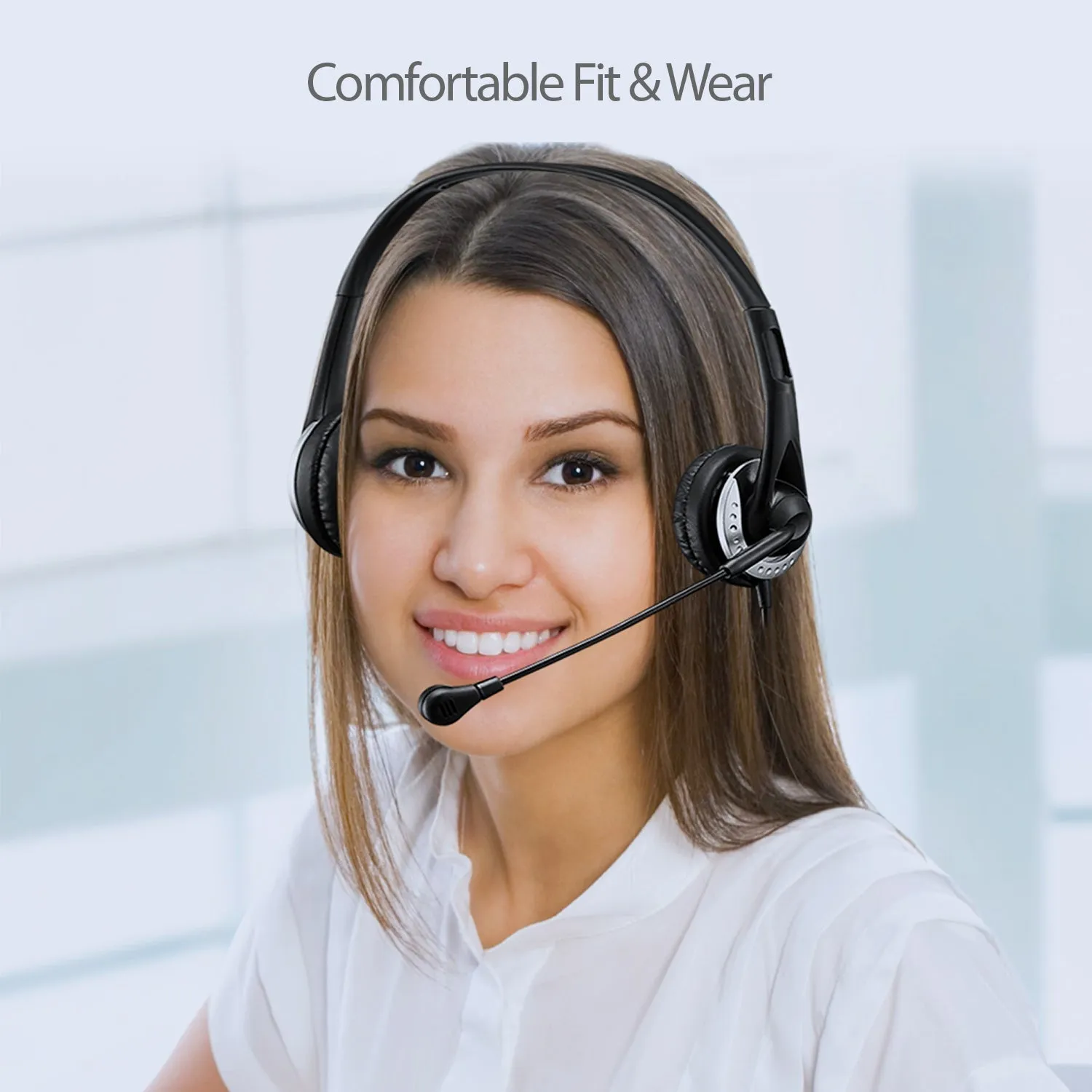Adesso Xtream P2 USB Wired Headset, Stereo, With Adjustable Noise-Cancelling Microphone