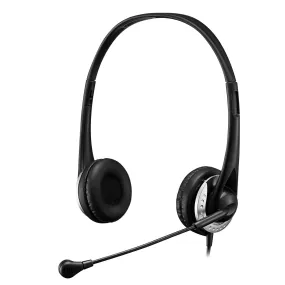 Adesso Xtream P2 USB Wired Headset, Stereo, With Adjustable Noise-Cancelling Microphone