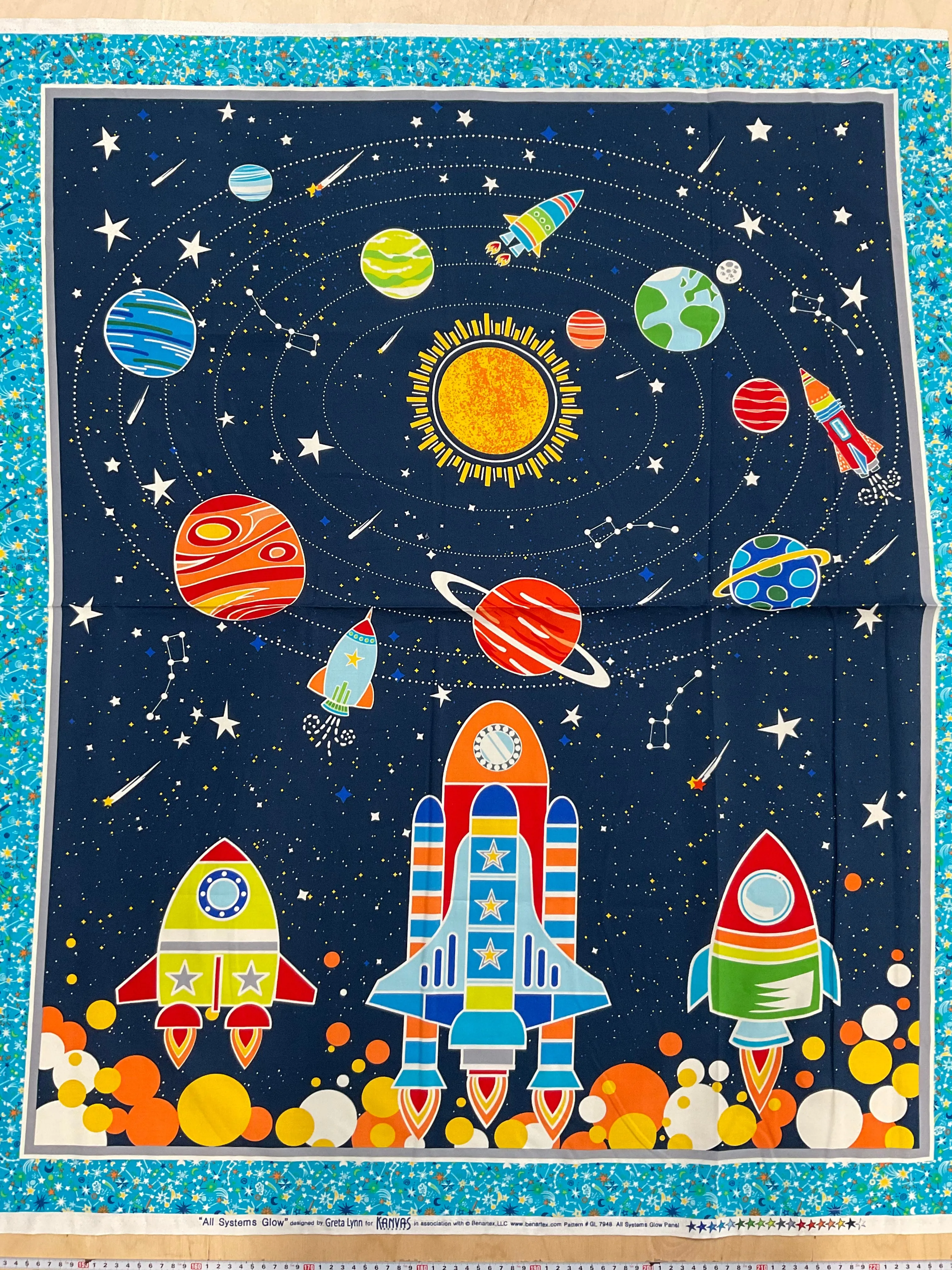 All Systems Glow! Quilting Cotton