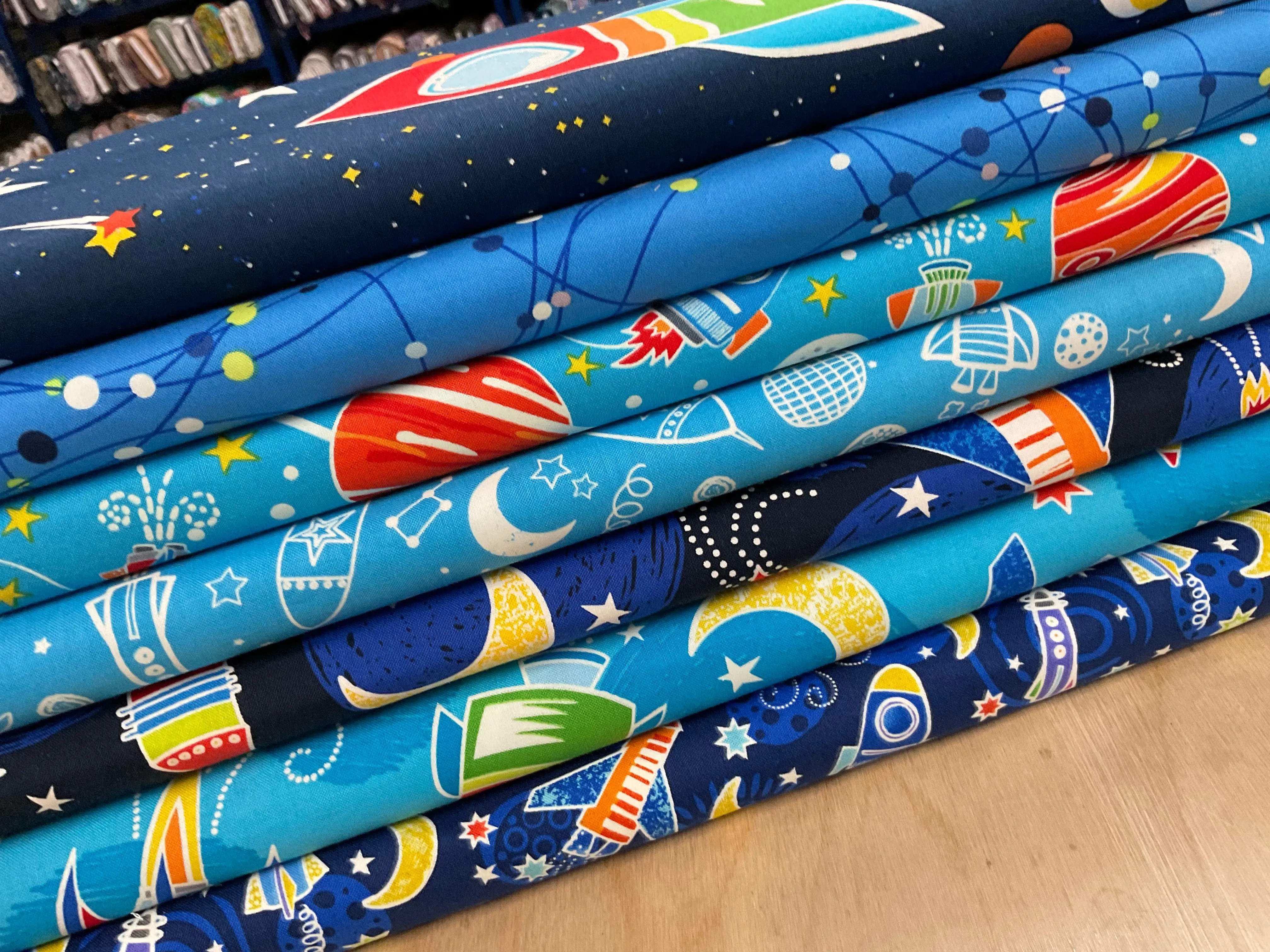 All Systems Glow! Quilting Cotton