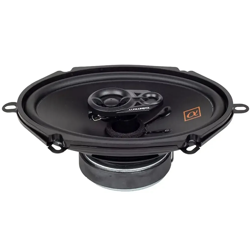 Alphasonik NS683Neuron Series 6 x 8 180 Watts 3-Way Full Range Car Audio Speaker (Pair)