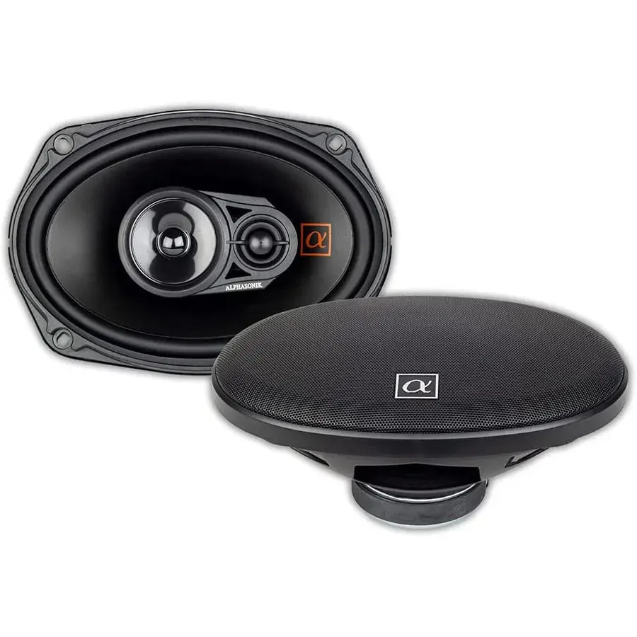 Alphasonik NS693 Neuron Series 6x9" 210 Watts 3-Way Full Range Speaker (Pair)