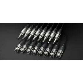 Alva X8T8Pro5 Analog Multi-Core Cable, 8x XLR female to 8x TRS 5m