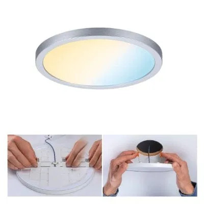 Areo VariFit Round LED Recessed Panel Smart Home Zigbee 175mm Tunable White - Chrome