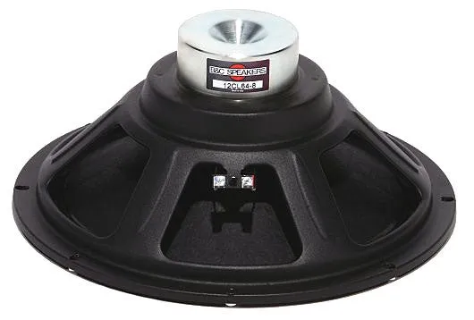 B&C 12CL64 - 8 ohm 12" 250W Neodymium 2.5" Voice Coil Woofer