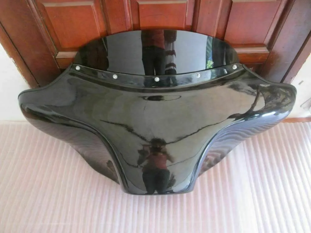 BATWING FAIRING WINDSHIELD Harley FLD Dyna Switchback 6X9” SPEAKER HOLES