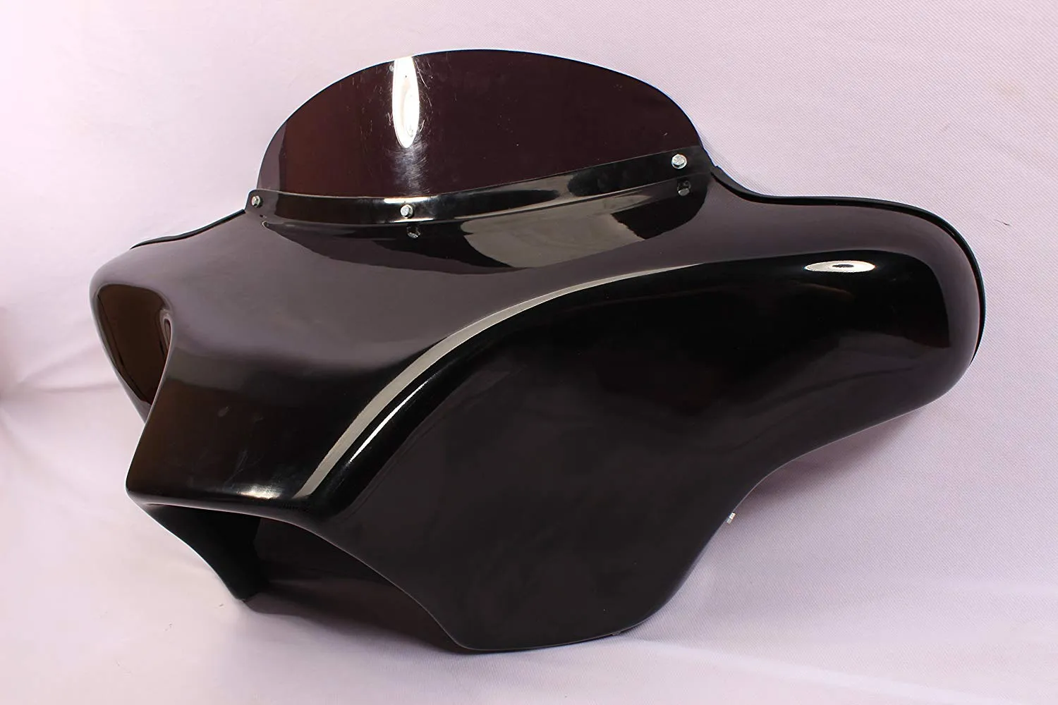 BATWING FAIRING WINDSHIELD HONDA VT1100 SHADOW SABRE 00-08 5" CUTOUT SPKS FIBER