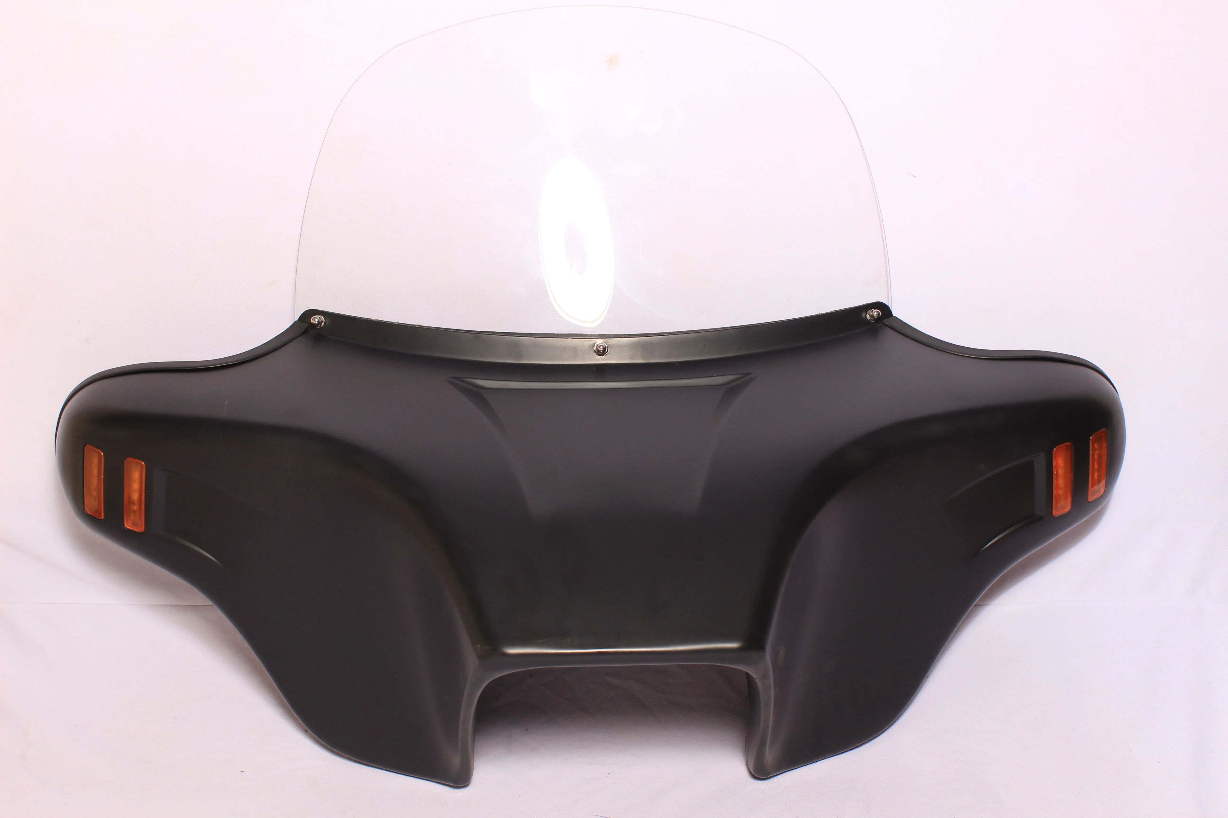 Batwing Fairing Windshield Suzuki Boulevard M50 05-09 6X9" Amber Unpainted ABS