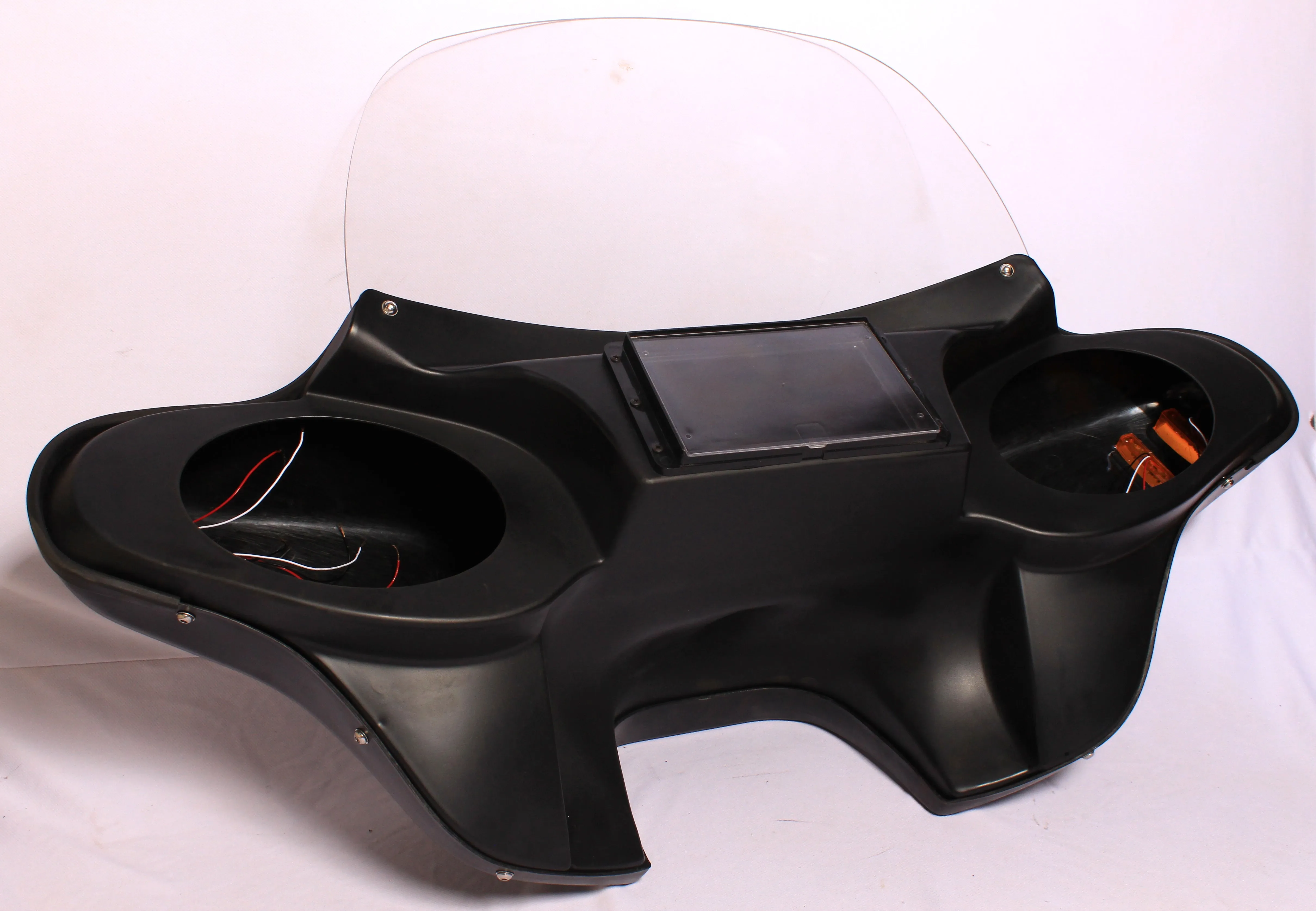 Batwing Fairing Windshield Suzuki Boulevard M50 05-09 6X9" Amber Unpainted ABS