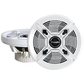 BAZOOKA MAC8100W Marine 2_way Coaxial Speakers (8", White)