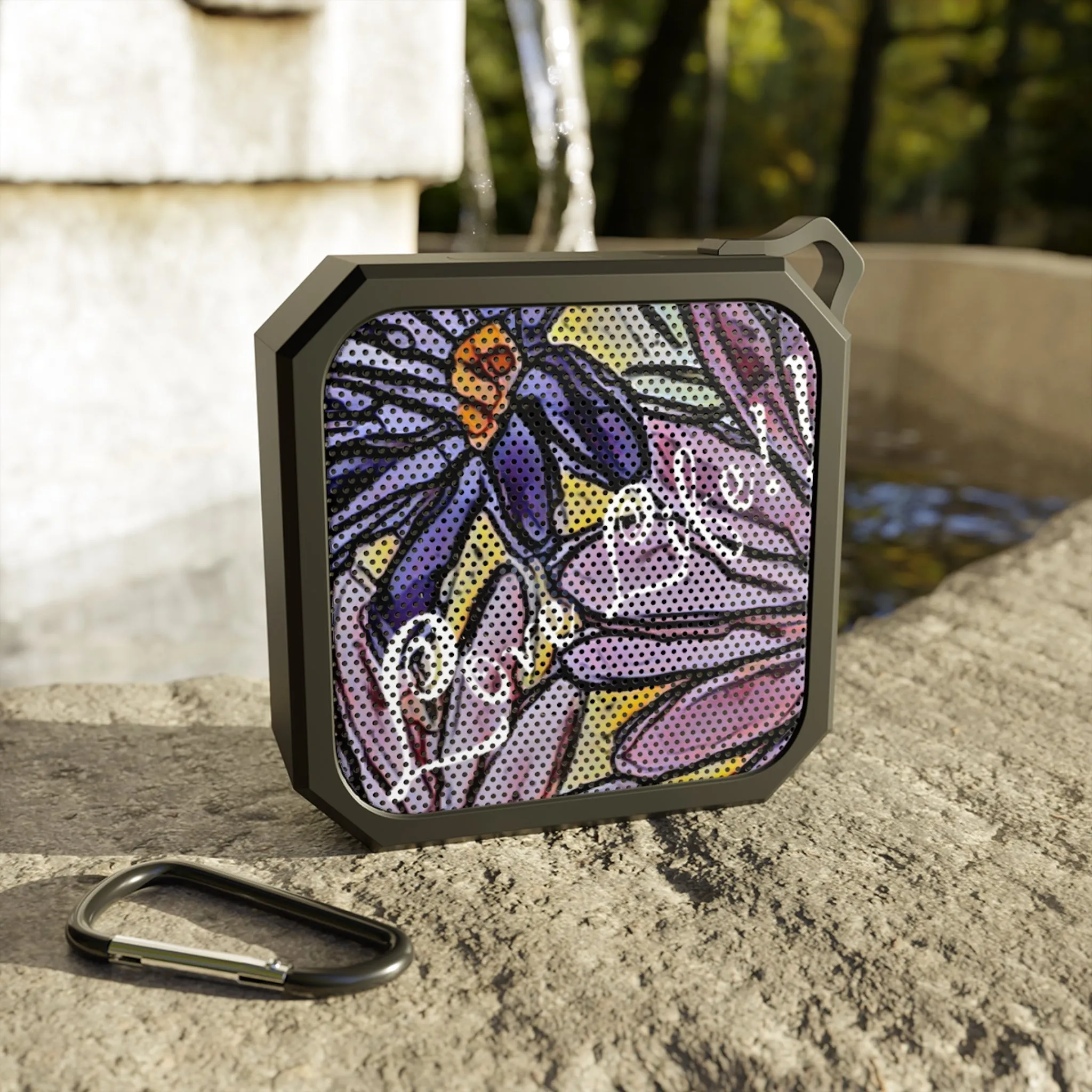 Blackwater Outdoor Bluetooth Speaker. Floral