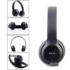 Bluetooth Foldable Headphones w/ Super Bass & Mic