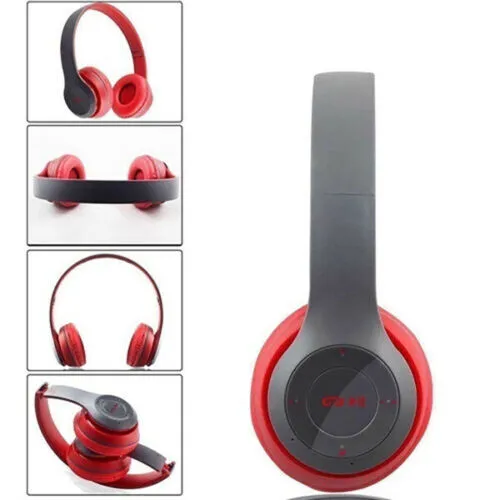 Bluetooth Foldable Headphones w/ Super Bass & Mic