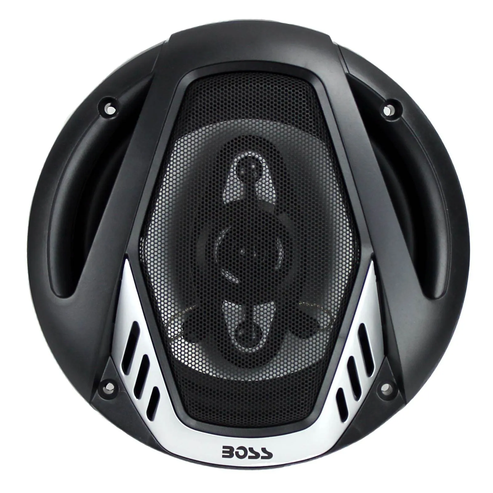 BOSS NX654 6.5" 400W 4-Way Car Audio Coaxial Speakers Stereo, Black (8 Speakers)