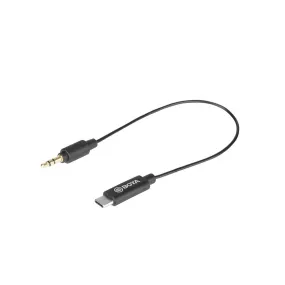 BOYA BY-K2 3.5mm TRS (Male) to Type-C (Male) Audio Adapter