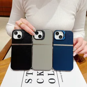 Bracket Kickstand TPU (Soft) | PC (Hard) Phone Case - iPhone 15 Pro