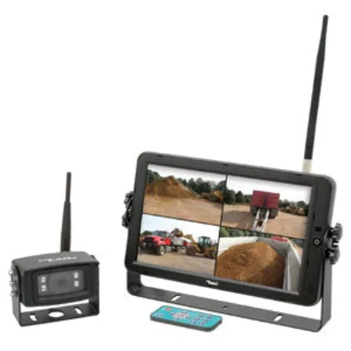 CabCAM 10" HD Quad Wireless Monitor - 1 Camera Observation System w/ Recording