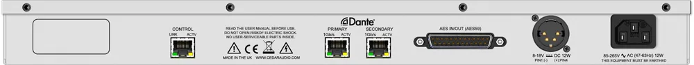 Cedar Audio DNS 8D - 8-Channel Dialogue Noise Suppressor with Dante®