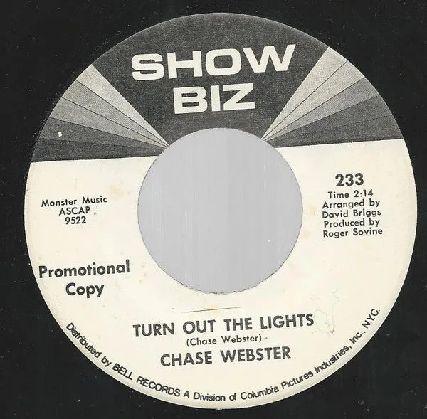 Chase Webster - Moody River (7", Promo) (VG )