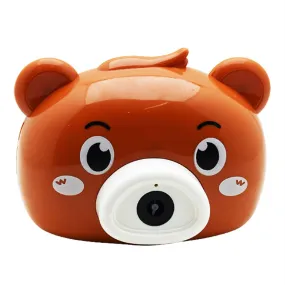 Children's Bubble Camera Toy with real Bubble Spraying feature, 3 Years - Brown