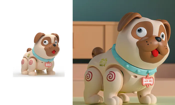 Children's Electric Spray Pug Toy