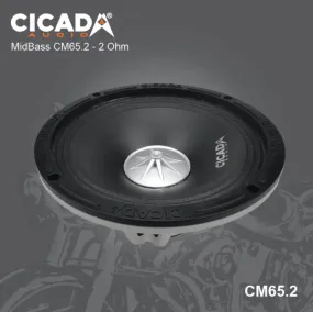 CICADA AUDIO CM65 MIDRANGE SPEAKERS 6.5" (2Ω AND 4Ω)