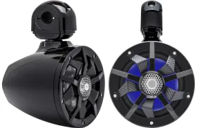 Clarion CM1624TB 6.5" Marine Black Tower Speakers w/ Swiveling Clamps