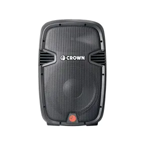 [CLEARANCE] Crown 500W 12" 2-Way Professional Instrumental Sound System Speaker with Microphone and Guitar Input | PRO-2008