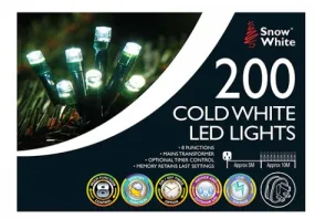 Cold White LED Lights 200