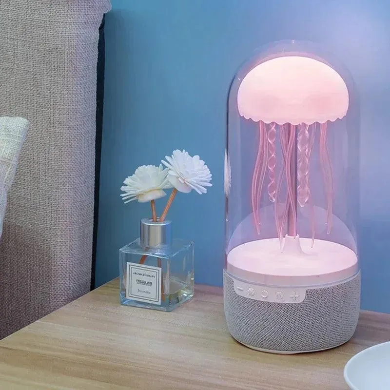 Colorful Jellyfish Lamp – Bluetooth Speaker and LED Light