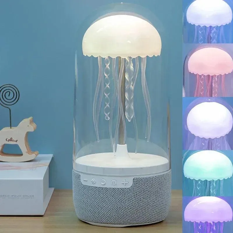 Colorful Jellyfish Lamp – Bluetooth Speaker and LED Light
