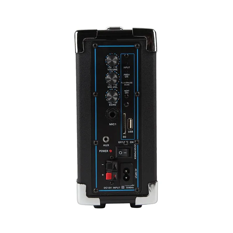 Crony S-006 Que Outdoor Speaker Party Machine Karaoke System with Wireless Microphone
