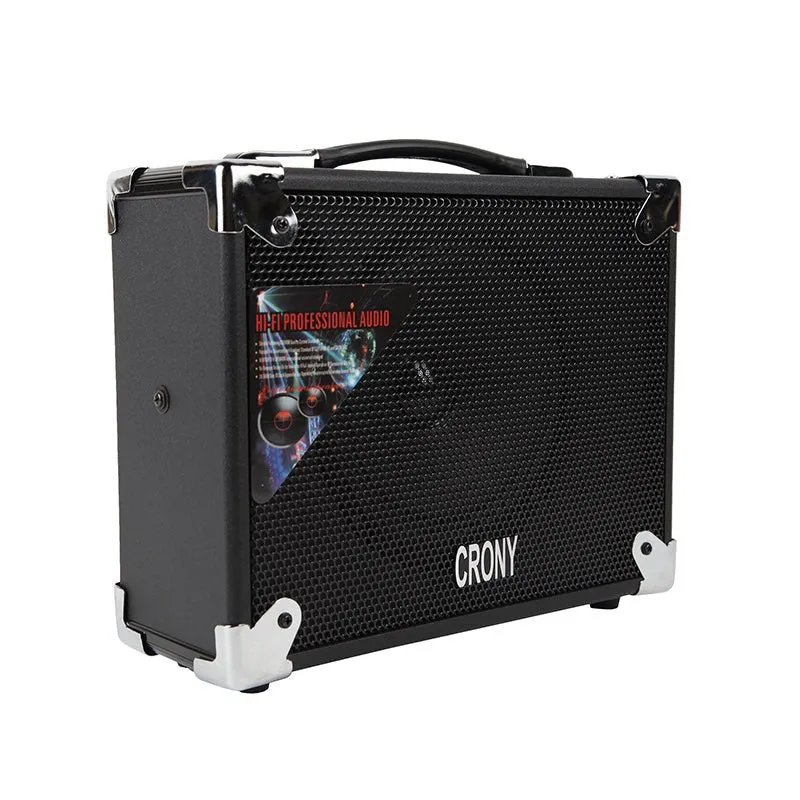 Crony S-006 Que Outdoor Speaker Party Machine Karaoke System with Wireless Microphone