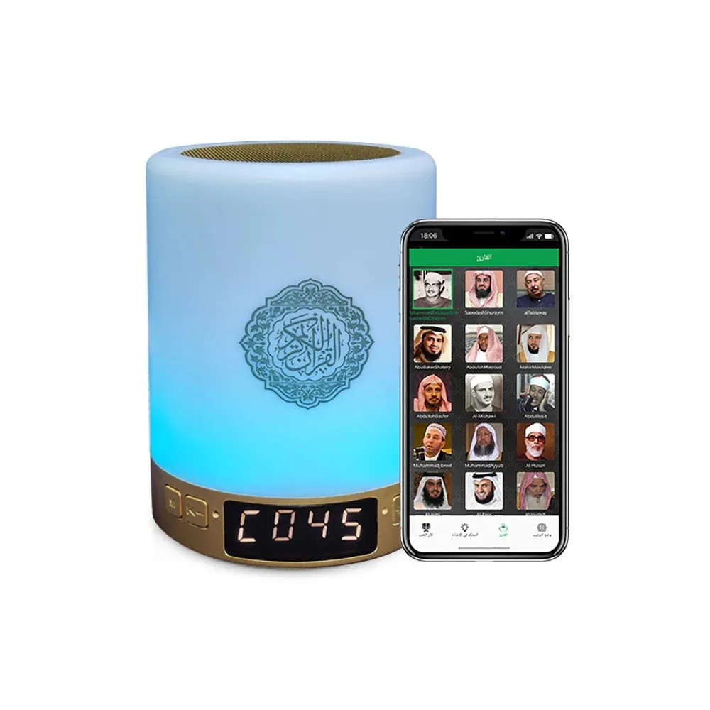 CRONY SQ-122 Bluetooth Quran Speaker Muslim Koran Reciter Support MP3 FM 8GB TF Card Radio Quran Speakers With Remote Control 14 Languages 5.0
