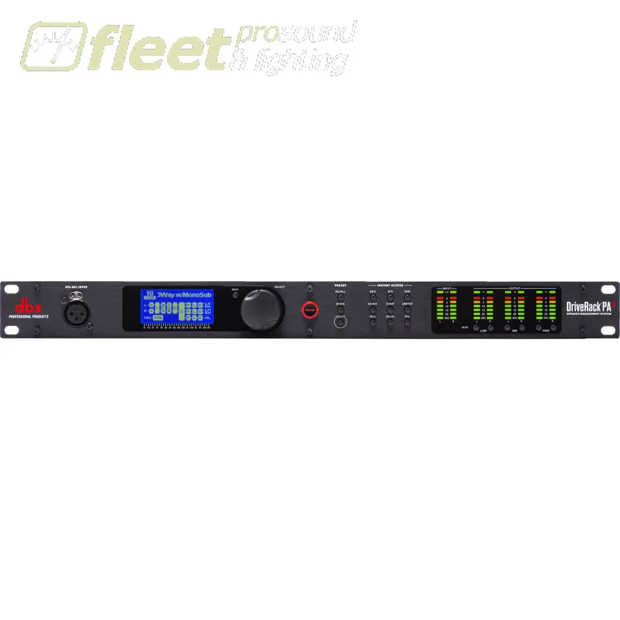DBX DRIVERACK PA2 LOUDSPEAKER MANAGEMENT SYSTEM