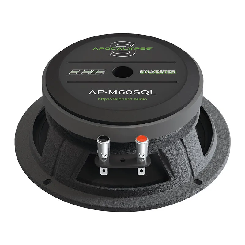 Deaf Bonce Apocalypse AP-M60SQL 6.5" 150W RMS Sylvester Midrange Speakers (Pair)