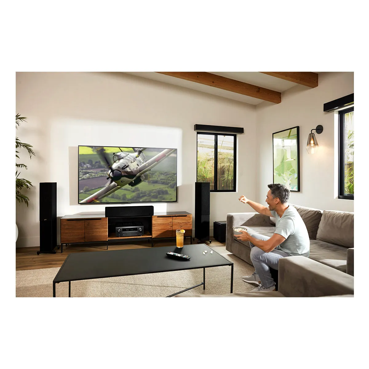 Denon AVR-X2800H 7.2 Channel 8K Home Theater Receiver with Dolby Atmos/DTS:X and HEOS Built-In (Factory Certified Refurbished)