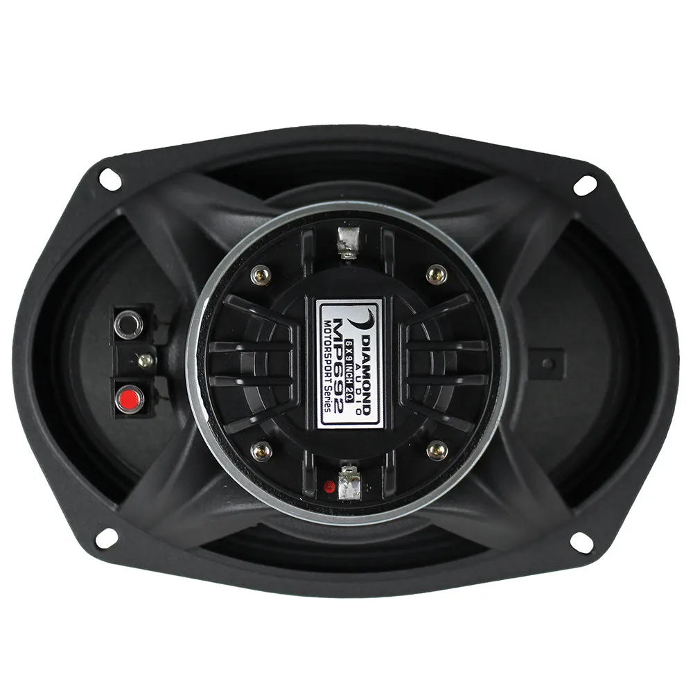 Diamond Audio 6x9" Full Range Co-ax Horn Speaker 2Ohm 250W RMS Motorsport Series