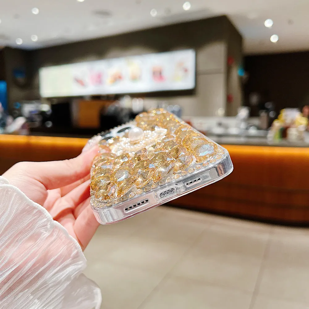 Diamond Flower TPU (Soft) | PC (Hard) Case - iPhone 12
