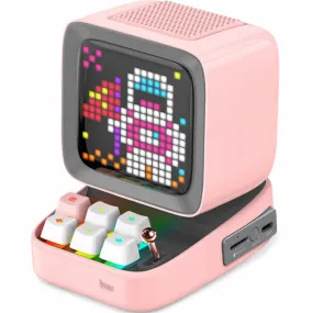 Divoom Ditoo Plus Pixel Art Display Bluetooth Speaker Pink