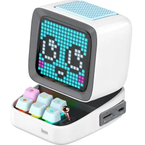 Divoom Ditoo Plus Pixel Art Display Bluetooth Speaker White